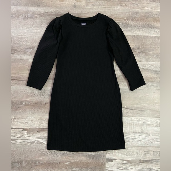 GAP Ribbed Puff Sleeve Dress - Picture 4 of 8